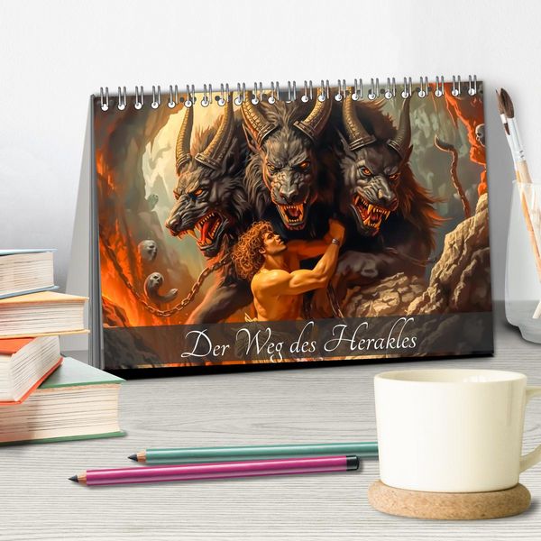 Produktbild: Der Weg des Herakles (Tischkalender 2027 DIN A5 quer), CALVENDO Monatskalender
