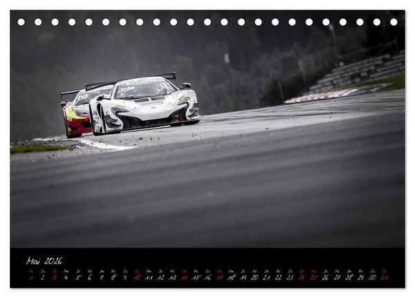Produktbild: EMOTIONS ON THE GRID - Blancpain Endurance Series N&uuml;rburgring (Tischkalender 2026 DIN A5 quer), CALVENDO Monatskalender