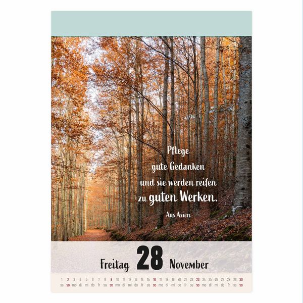 Produktbild: Tagesabrei&szlig;kalender Achtsamkeit 2028