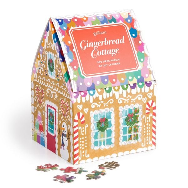 Produktbild: Joy Laforme Gingerbread Cottage. 500 Piece Puzzle in a House