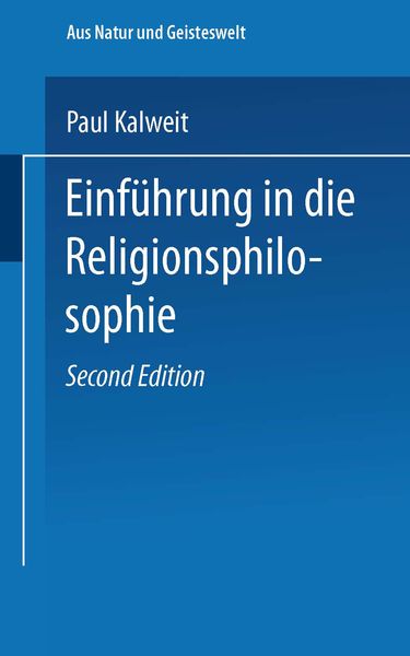 Produktbild: Einf&uuml;hrung in die Religionsphilosophie