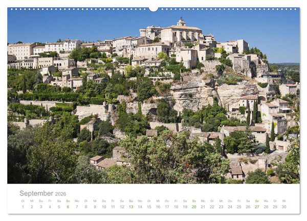 Produktbild: Provence: Malerisches S&uuml;dfrankreich (Wandkalender 2026 DIN A2 quer), CALVENDO Monatskalender