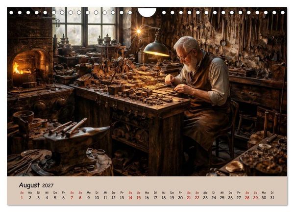 Produktbild: Ursprung: Berufe mit Geschichte. (Wandkalender 2027 DIN A4 quer), CALVENDO Monatskalender