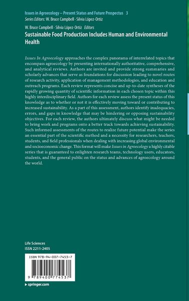 Produktbild: Sustainable Food Production Includes Human and Environmental Health