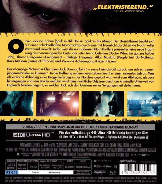 Produktbild: Jackdaw 4K 2-Disc Limited Edition LTD. (4K Ultra HD+Blu-ray)