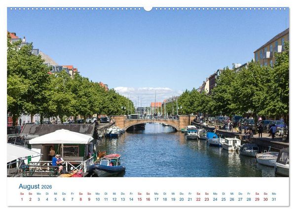 Produktbild: Sch&ouml;nes Kopenhagen (hochwertiger Premium Wandkalender 2026 DIN A2 quer), Kunstdruck in Hochglanz