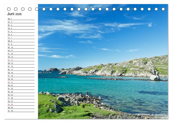 Produktbild: Schottland - grandiose Landschaften im Westen (Tischkalender 2026 DIN A5 quer), CALVENDO Monatskalender