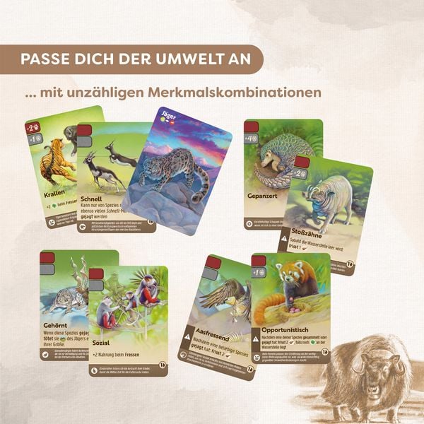 Produktbild: HABA 2014453001 - Nature, Spannendes &Ouml;kosystem-Spiel, Brett- und Kartenspiel, Strategiespiel
