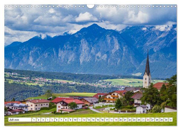 Produktbild: Reise nach Tirol - Die kleinen D&ouml;rfer bei Innsbruck (Wandkalender 2026 DIN A3 quer), CALVENDO Monatskalender