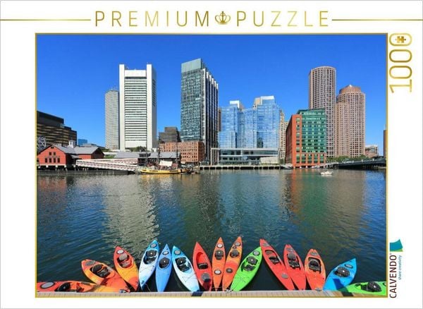Produktbild: CALVENDO Puzzle Blick vom Harbor Walk auf Downtown | 1000 Teile Lege-Gr&ouml;&szlig;e 64x48cm Foto-Puzzle f&uuml;r gl&uuml;ckliche Stunden