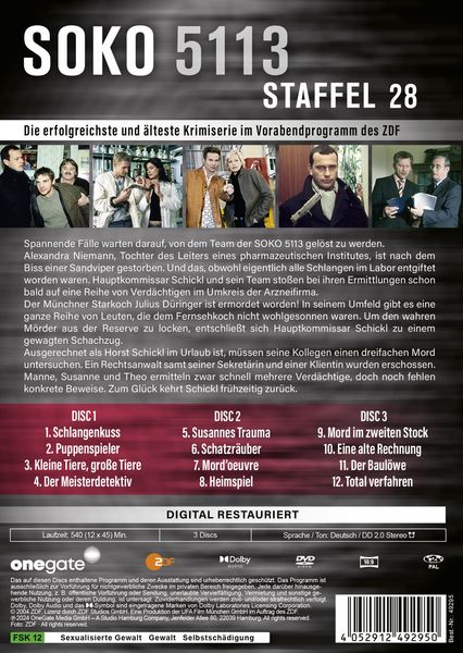Produktbild: Soko 5113 - Staffel 28 [3 DVDs]