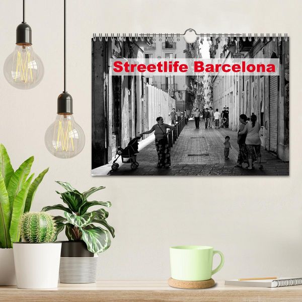 Produktbild: Streetlife Barcelona (Wandkalender 2026 DIN A4 quer), CALVENDO Monatskalender
