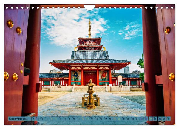 Produktbild: JAPAN - Im Land des L&auml;chelns (Wandkalender 2026 DIN A4 quer), CALVENDO Monatskalender