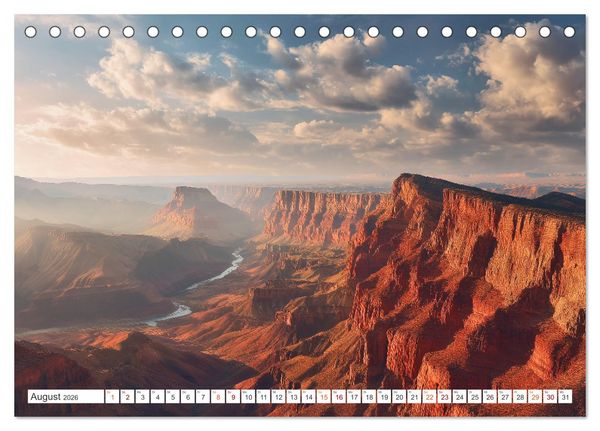 Produktbild: Ungez&auml;hmte Natur (Tischkalender 2026 DIN A5 quer), CALVENDO Monatskalender