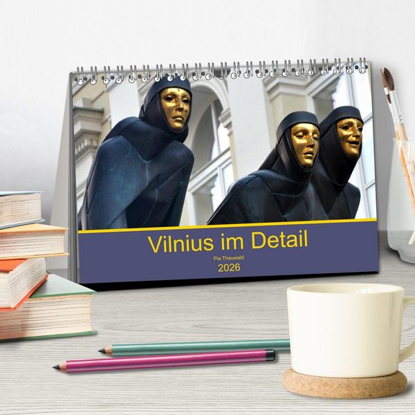 Produktbild: Vilnius im Detail (Tischkalender 2026 DIN A5 quer), CALVENDO Monatskalender