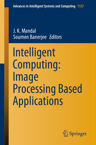 Produktbild: Intelligent Computing: Image Processing Based Applications