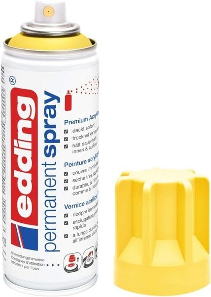 5200 Permanent Spray, verkehrsgelb matt, 200ml Premium Acryllack