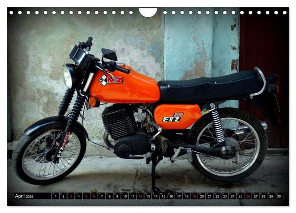 Produktbild: Motorrad-Legenden - MZ (Wandkalender 2026 DIN A4 quer), CALVENDO Monatskalender