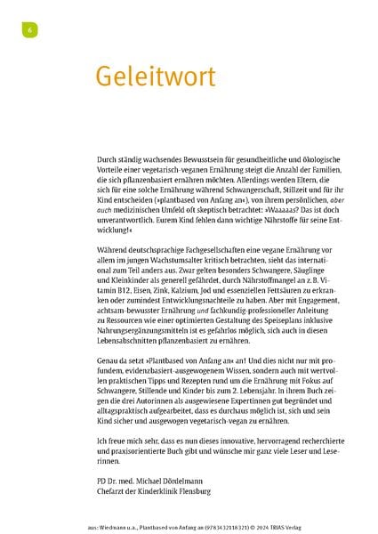 Produktbild: Plantbased von Anfang an: Baby & Kleinkind, Schwangerschaft & Stillzeit