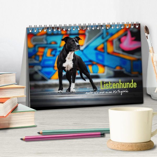Produktbild: Listenhunde - mehr als nur eine Kategorie (Tischkalender 2026 DIN A5 quer), CALVENDO Monatskalender