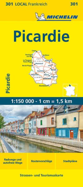 Michelin Localkarte Picardie
