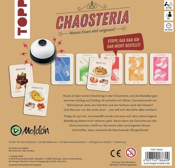 Produktbild: Chaosteria &ndash; Wessen Essen wird vergessen?