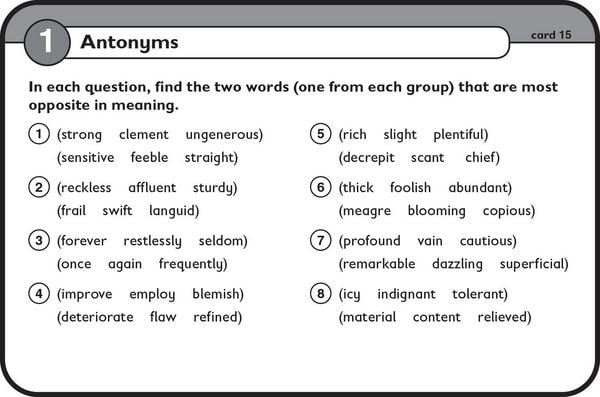 Produktbild: 11+ Verbal Reasoning Flashcards
