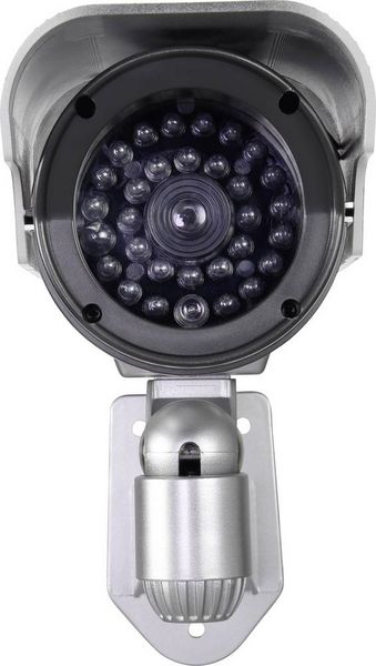 Produktbild: Sygonix SY-3420674 Kamera-Attrappe mit Solarmodul, mit blinkender LED