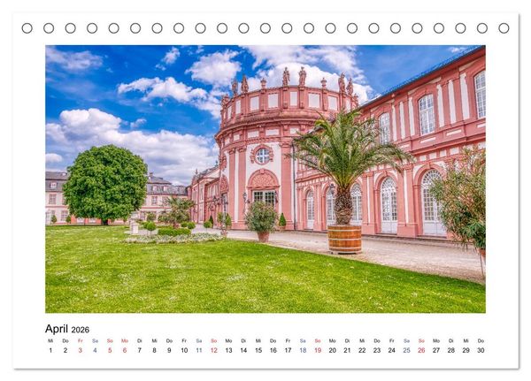 Produktbild: Wiesbaden Kurstadt mit Charme und Flair (Tischkalender 2026 DIN A5 quer), CALVENDO Monatskalender