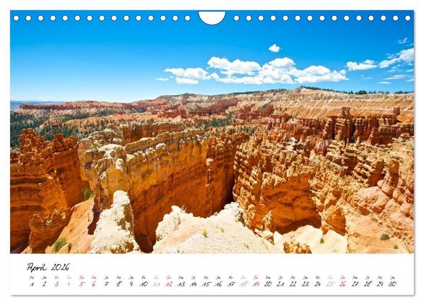 Produktbild: H&ouml;hepunkte im Westen der USA (Wandkalender 2026 DIN A4 quer), CALVENDO Monatskalender