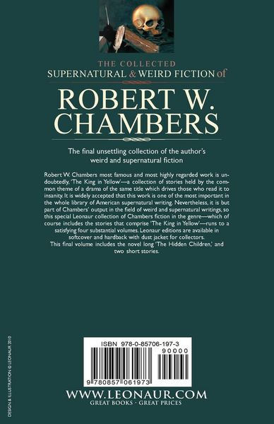 Produktbild: The Collected Supernatural and Weird Fiction of Robert W. Chambers