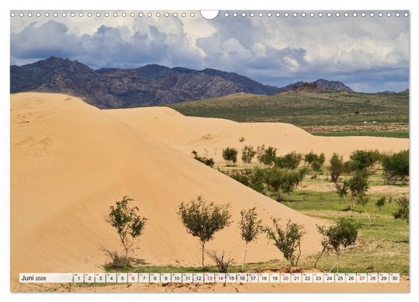 Produktbild: Mongolei Endlose Weite (Wandkalender 2026 DIN A3 quer), CALVENDO Monatskalender