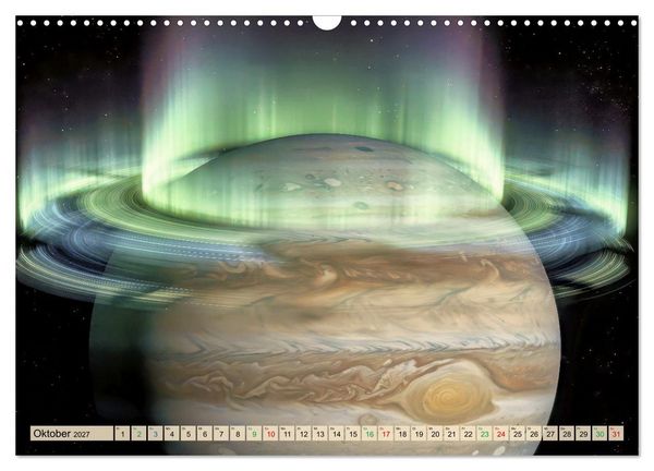 Produktbild: Jupiter, Motive inspiriert vom gr&ouml;&szlig;ten Planeten unseres Sonnensystems (Wandkalender 2027 DIN A3 quer), CALVENDO Monatskalender
