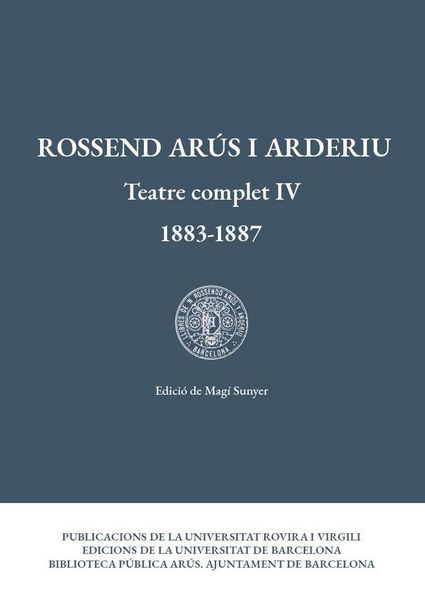 Produktbild: Teatre complet IV, 1883-1887