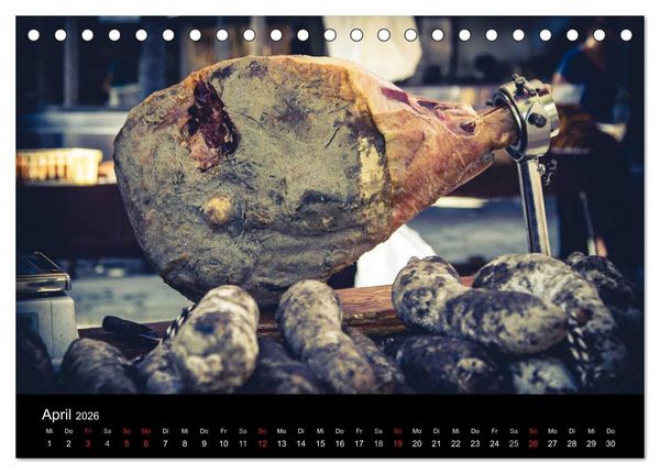Produktbild: Erlebnis der Sinne - Franz&ouml;sischer Markt auf Korsika (Tischkalender 2026 DIN A5 quer), CALVENDO Monatskalender