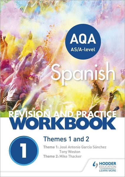 Produktbild: AQA A-level Spanish Revision and Practice Workbook: Themes 1 and 2