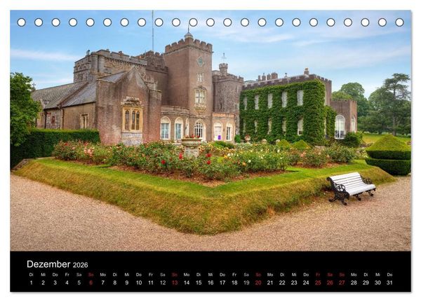 Produktbild: Englische Herrenh&auml;user (Tischkalender 2026 DIN A5 quer), CALVENDO Monatskalender
