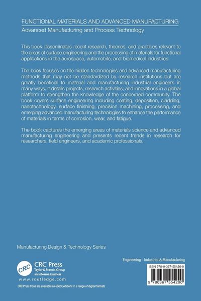 Produktbild: Advanced Manufacturing and Processing Technology