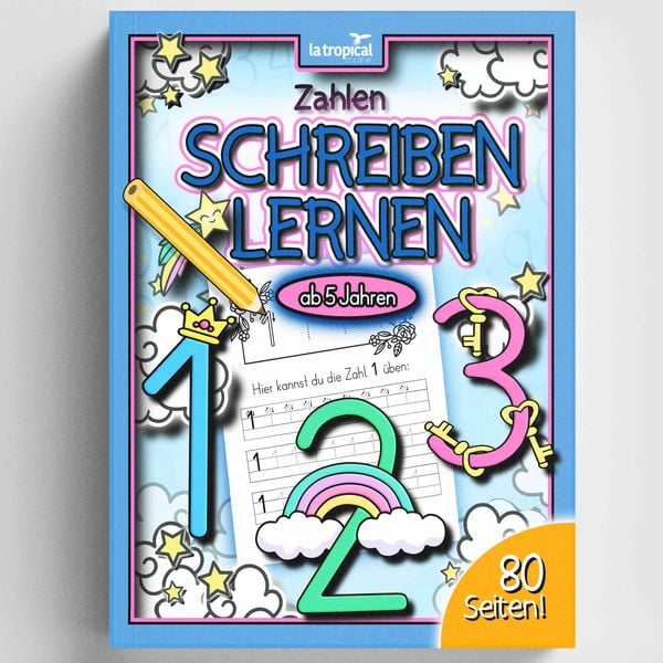 Produktbild: Zahlen schreiben lernen ab 5 Jahren