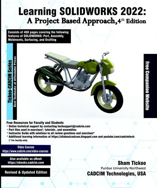 Produktbild: Learning SOLIDWORKS 2022: A Project Based Approach, 4th Edition