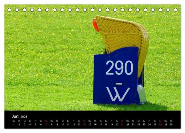 Produktbild: Cuxhaven an der Nordsee (Tischkalender 2026 DIN A5 quer), CALVENDO Monatskalender
