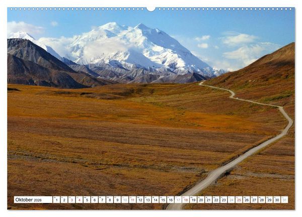 Produktbild: Alaska - Lockruf der Wildnis (hochwertiger Premium Wandkalender 2026 DIN A2 quer), Kunstdruck in Hochglanz