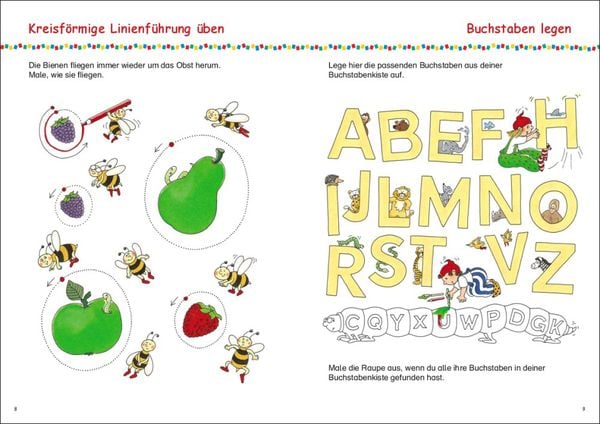 Produktbild: Erfolgreich durch die Vorschule - Buchstaben Schreiben Konzentration