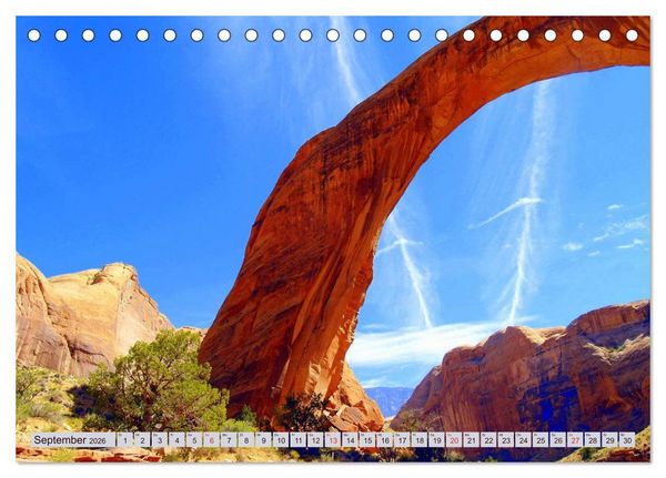 Produktbild: Der S&uuml;dwesten der USA. Freiheit und Weite (Tischkalender 2026 DIN A5 quer), CALVENDO Monatskalender