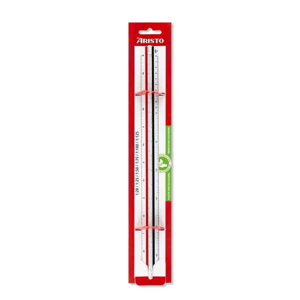 Produktbild: ARISTO College Dreikantma&szlig;stab (A) 1:20:25:50:75:100:125,im Ecoblister
