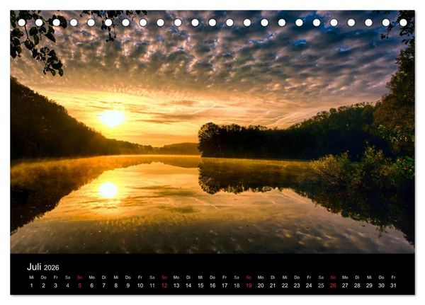 Produktbild: Die Farben des Niederrheins (Tischkalender 2026 DIN A5 quer), CALVENDO Monatskalender