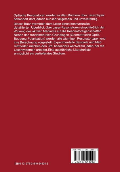 Produktbild: Optische Resonatoren