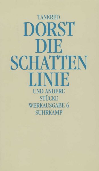 Produktbild: Werkausgabe 6. Die Schattenlinie und andere St&uuml;cke