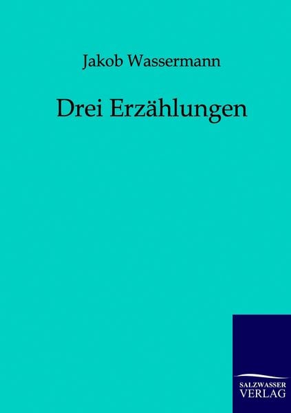 Produktbild: Drei Erz&auml;hlungen