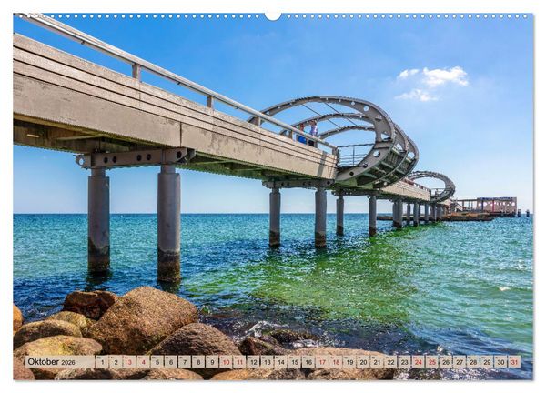 Produktbild: Ostseeb&auml;der an der L&uuml;becker Bucht (Wandkalender 2026 DIN A2 quer), CALVENDO Monatskalender